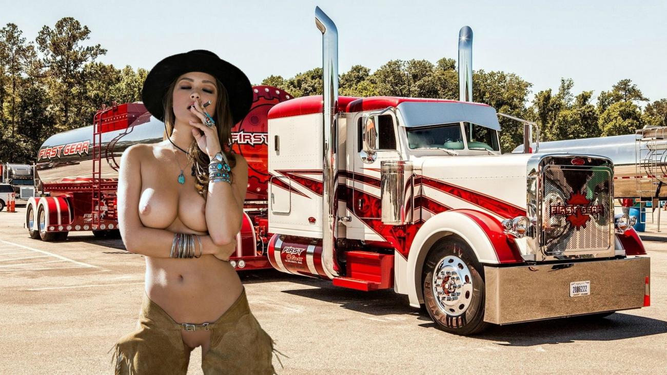 Truck girl nackt