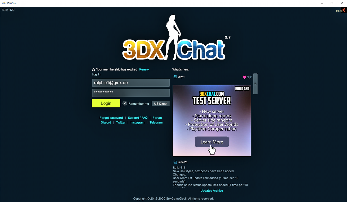 Chat free 3dx 3DXChat 5.5.5