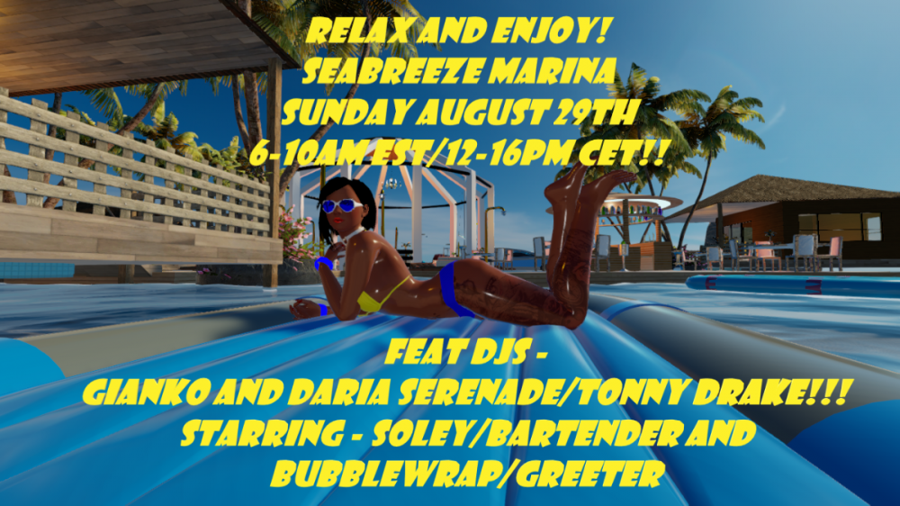 Splash, Relax and Enjoy! SeaBreeze Marina!!! Sunday August 29th!! Docks