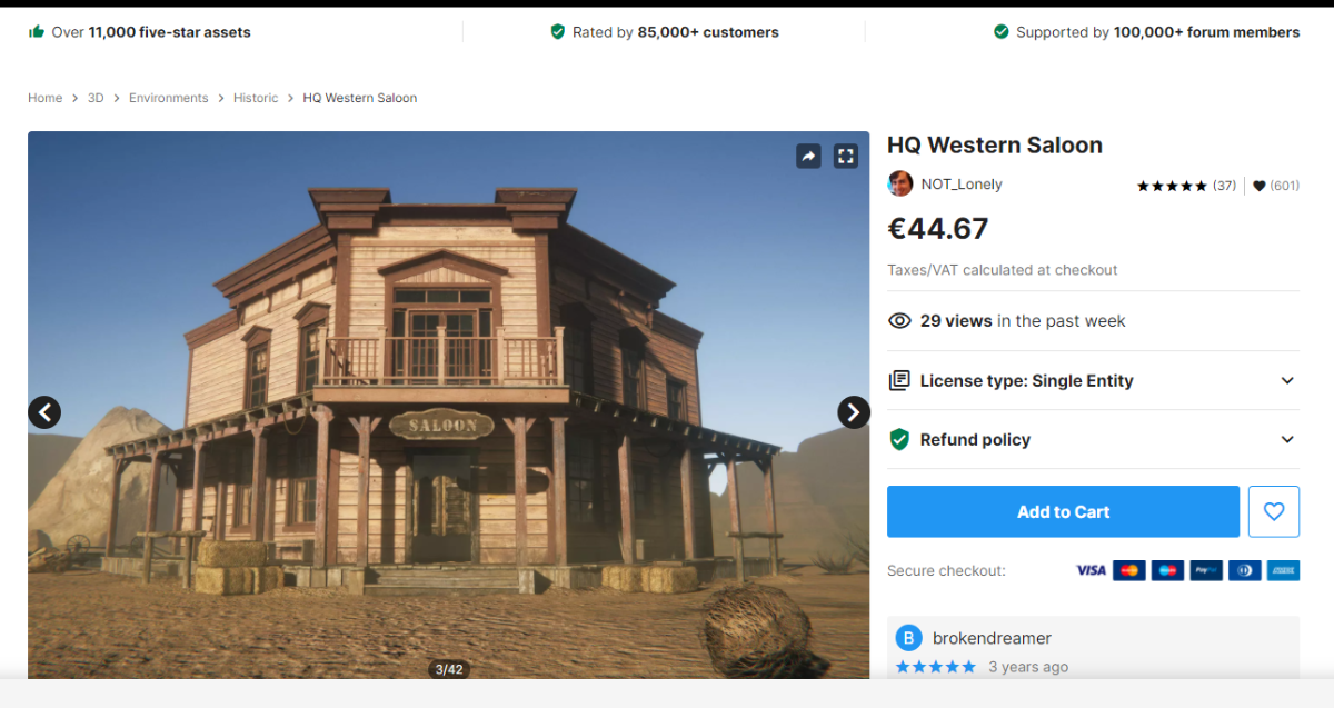 HQ Western Saloon